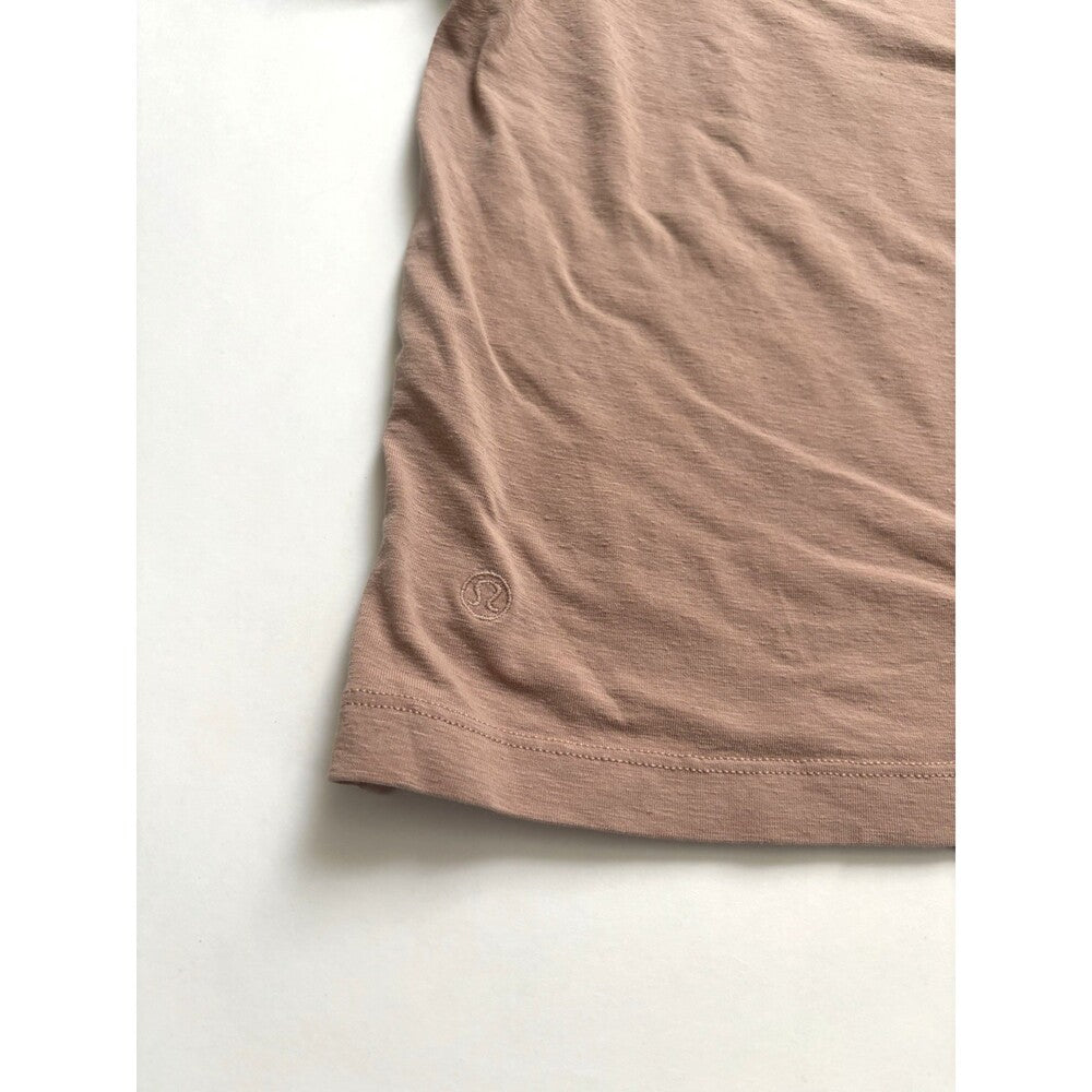 Lululemon Classic Fit Cotton Blend T-Shirt Mauve Pink - 4
