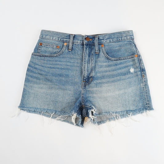 Madewell The Dadjean Denim Cutoff Jean Short Medium Wash  - 27