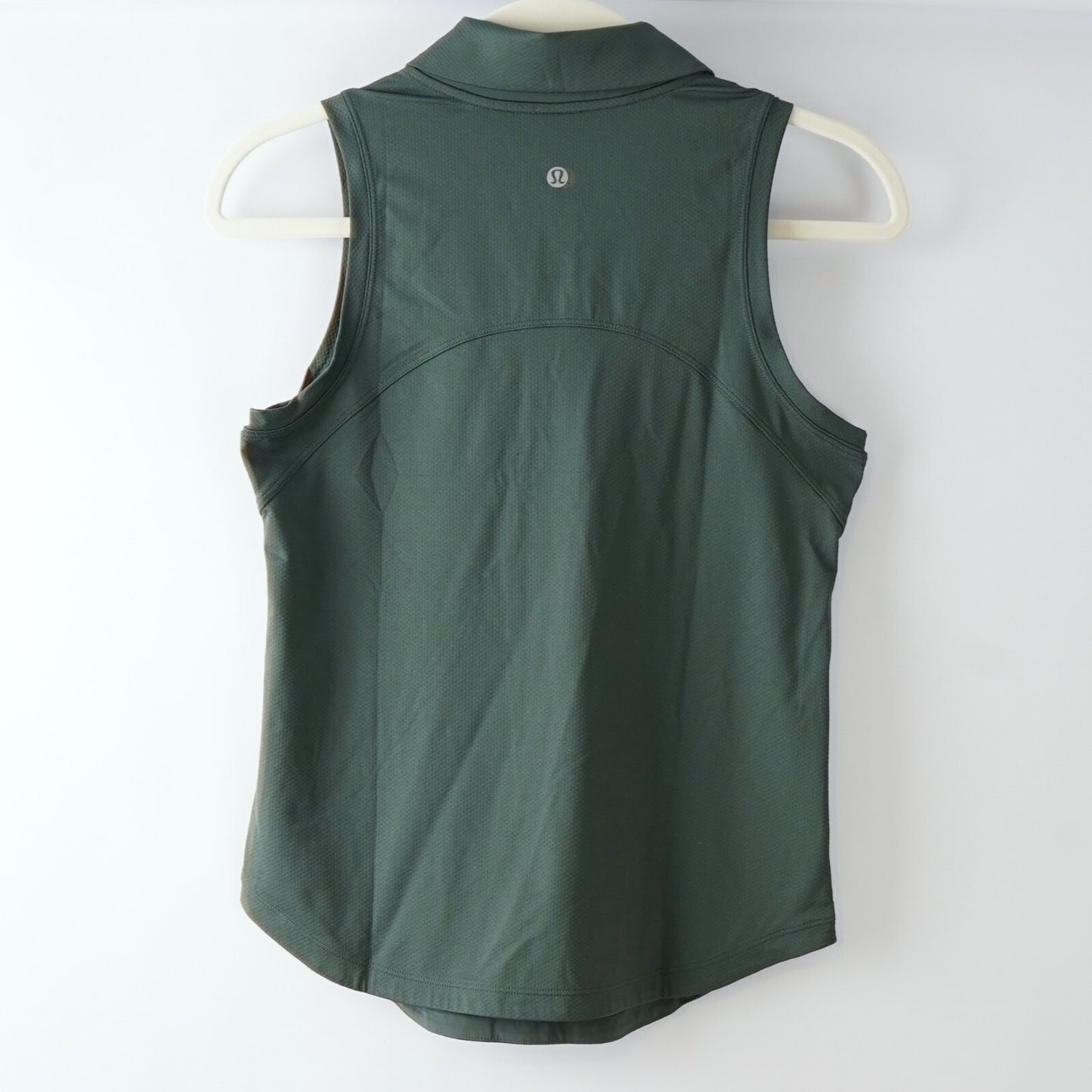 Lululemon Quick-Dry Sleeveless Polo Shirt Green - 4