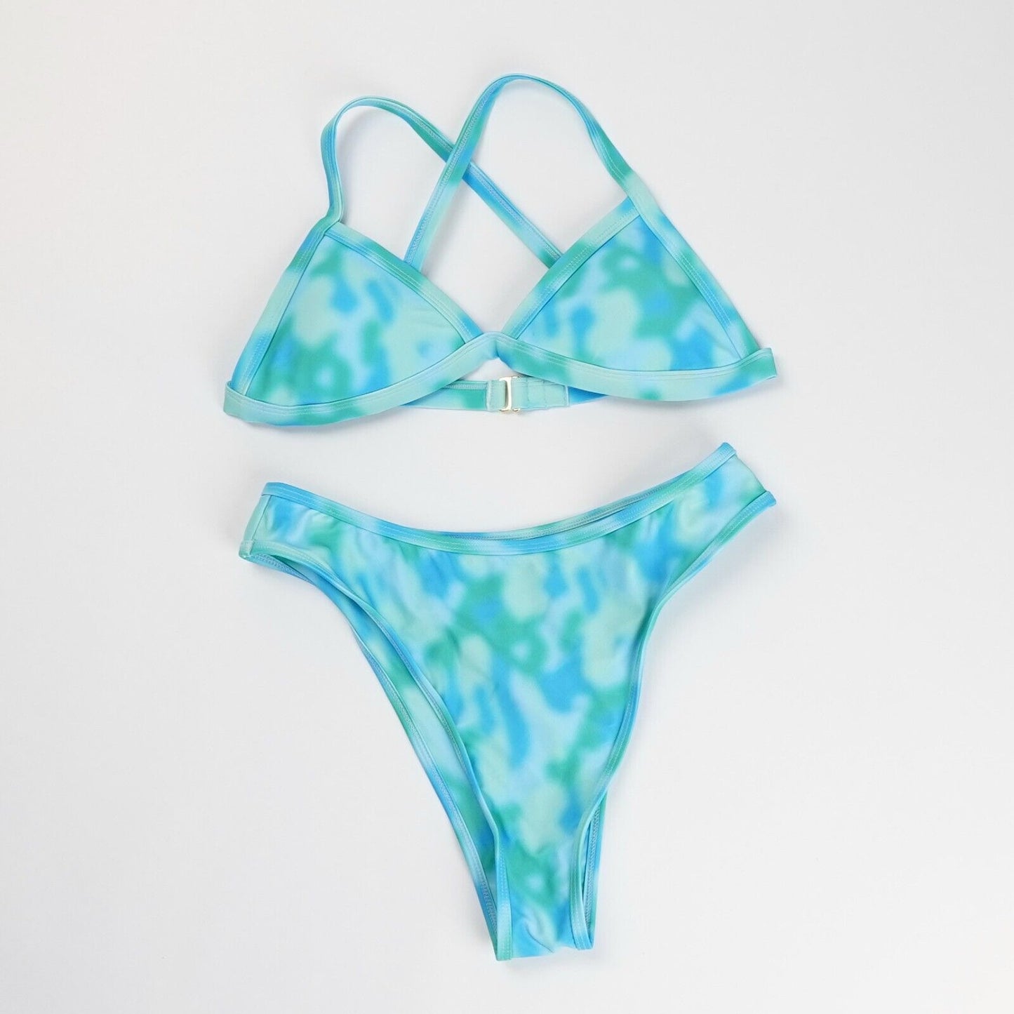 93 Play Street Serena Bikini Top + Carson Bottom Tropical Wave - L