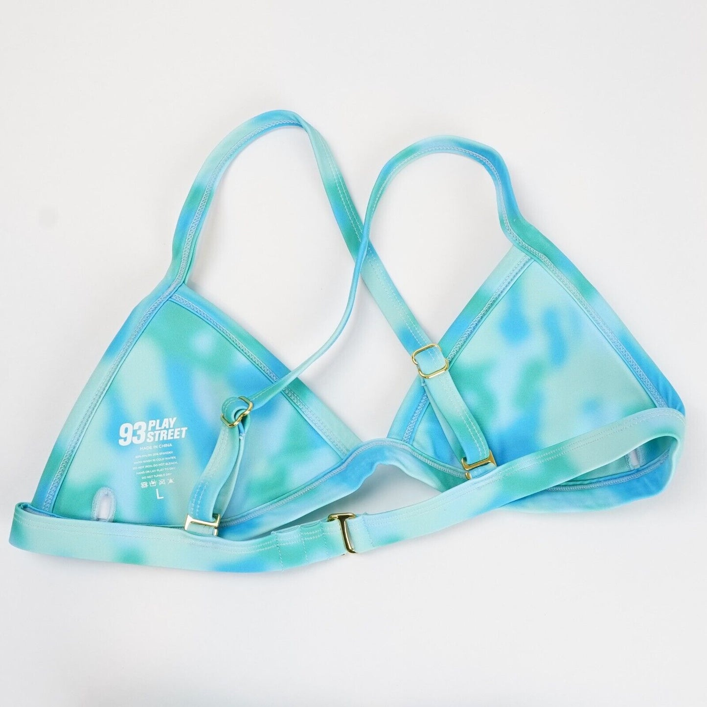 93 Play Street Serena Bikini Top + Carson Bottom Tropical Wave - L