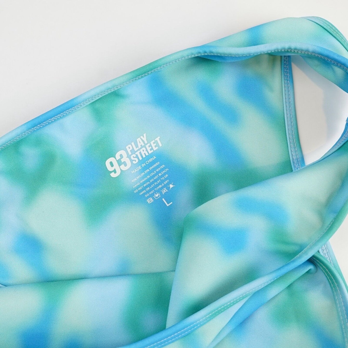 93 Play Street Serena Bikini Top + Carson Bottom Tropical Wave - L