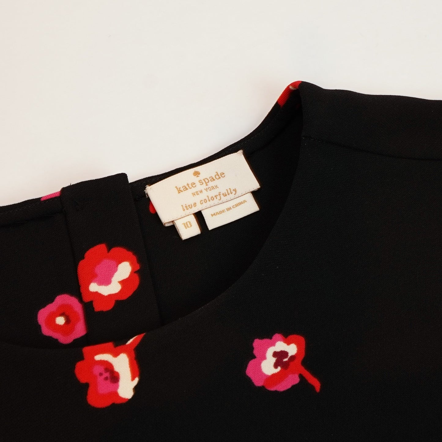 Kate Spade Cherry Blossom Sleeveless Blouse - Size 10