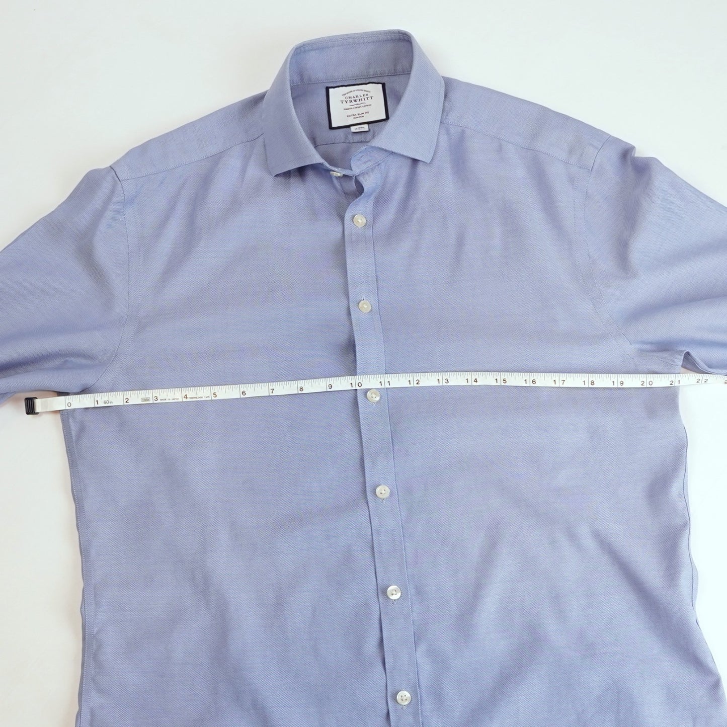 Charles Tyrwhitt Extra Slim Fit Button Down Shirt - 16/34in Large