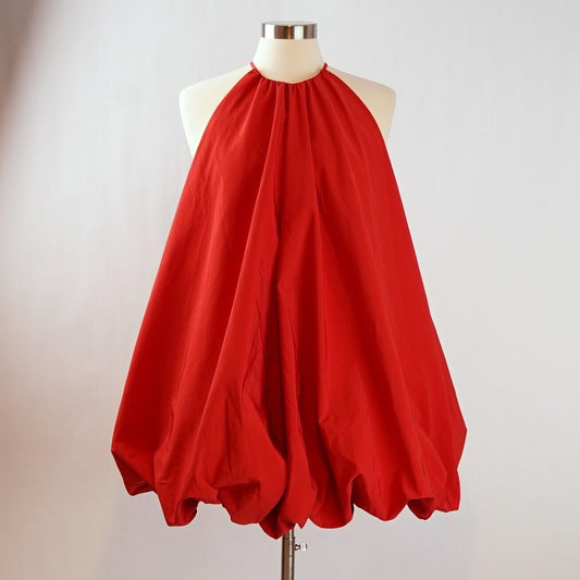 Zara ZW Collection Mini Red Bubble Balloon Dress - XL