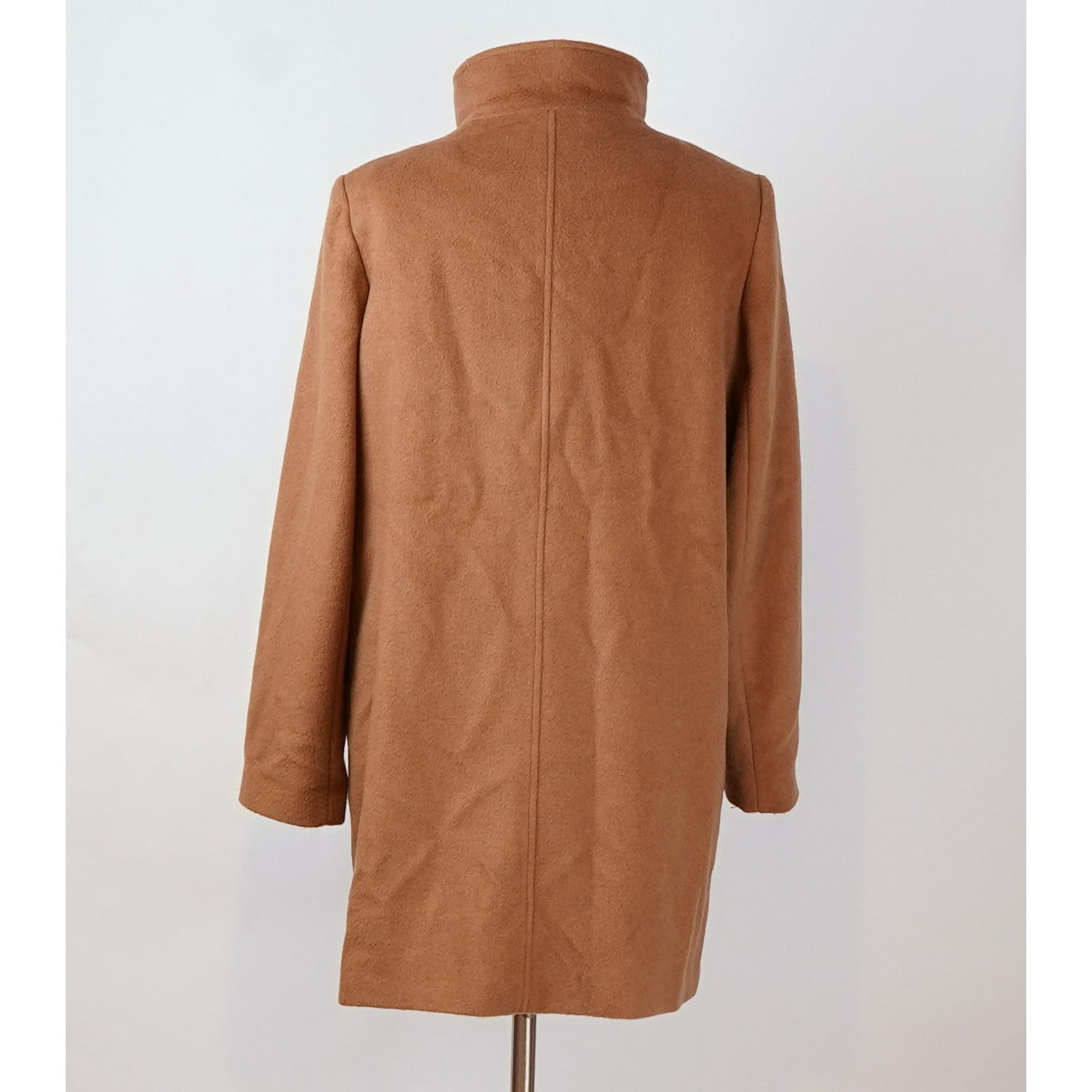 Ralph Lauren Wool Blend Buckle Collar Coat Jacket Brown - 12