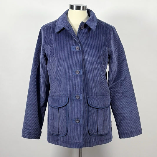 LL Bean Corduroy Thinsulate Insulated Jacket Dusty Blue - M