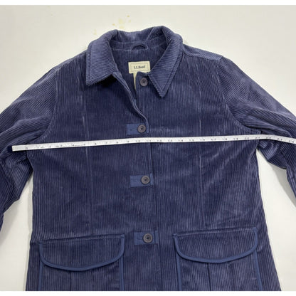 LL Bean Corduroy Thinsulate Insulated Jacket Dusty Blue - M
