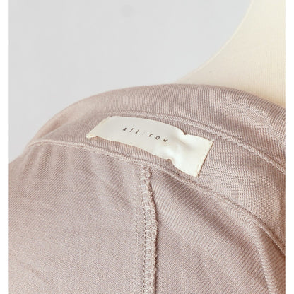 All Row Button Down Dolman Shirt Dress Beige Oversized - S/M