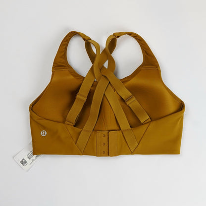Lululemon Energy Bra High Support Yellow Gold Spice 34C - NWT
