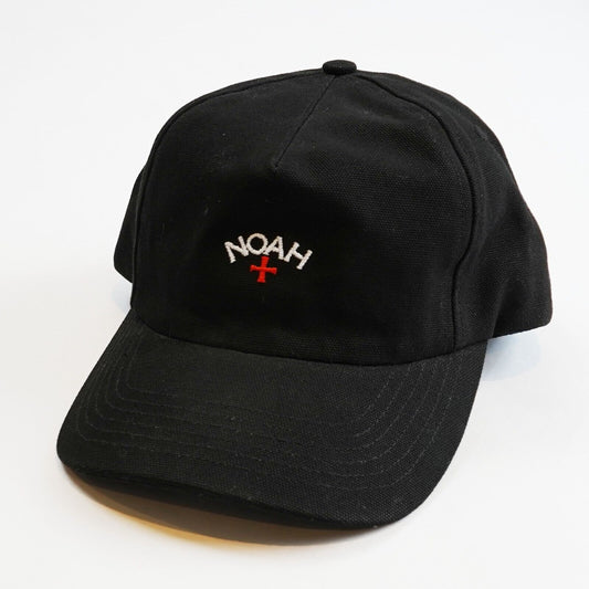 NOAH NYC 5-Panel Core Logo Snapback Hat Black