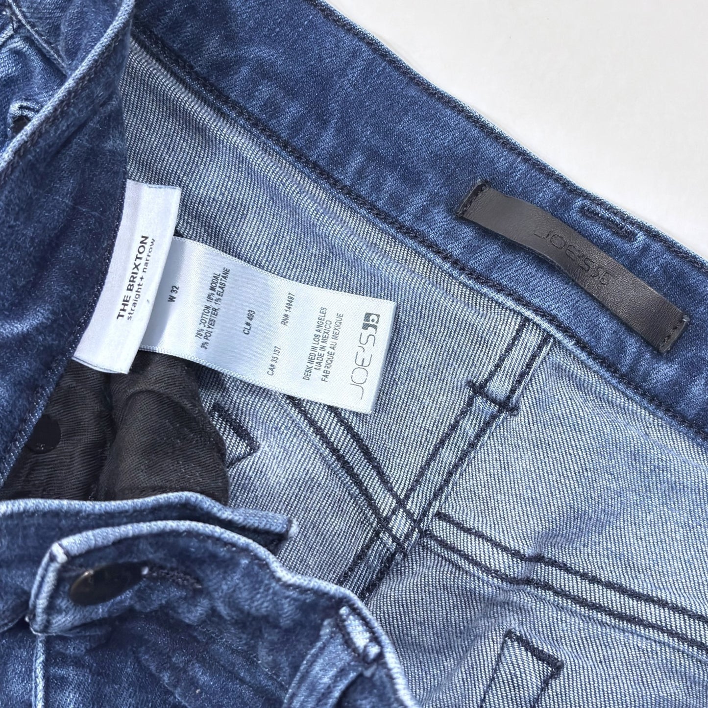 Joe's Jeans Brixton Straight + Narrow Dark Wash Denim 32x30
