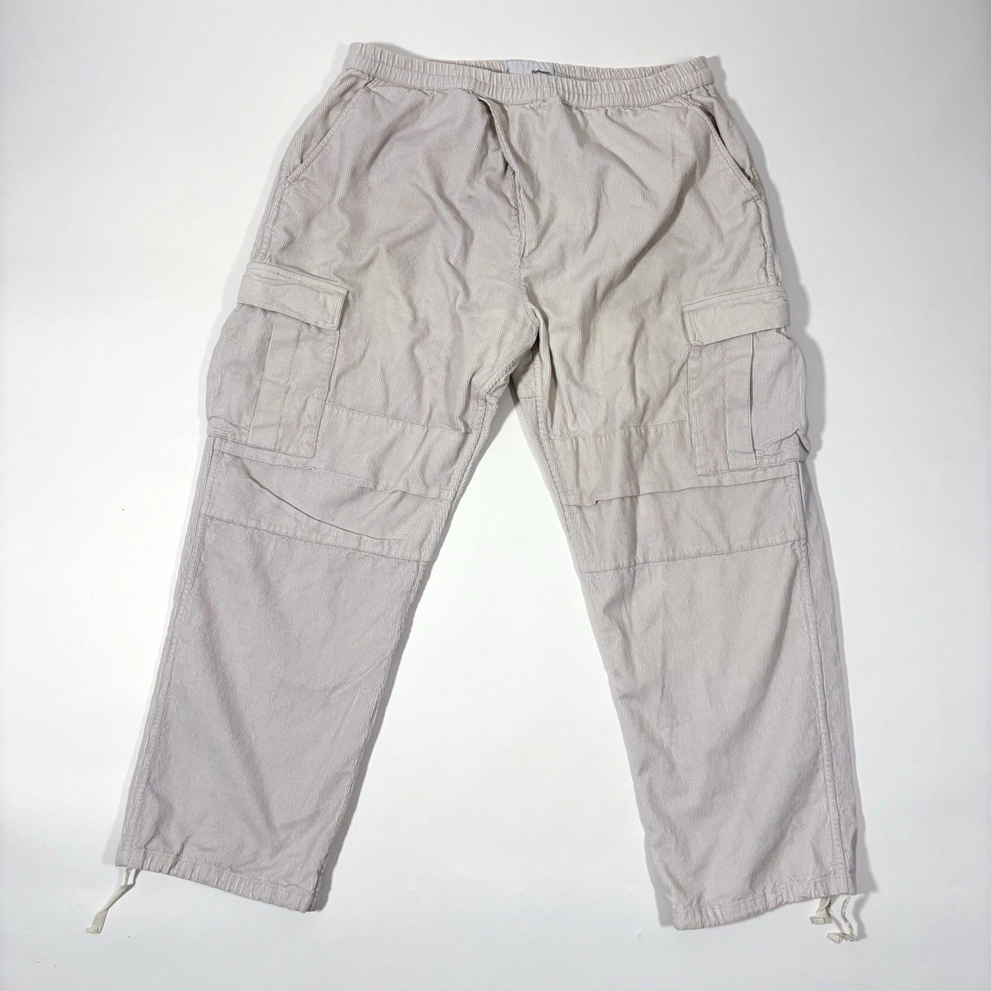 Eighteen East Gorecki Cargo Pants Corduroy Beige Cream - XXL