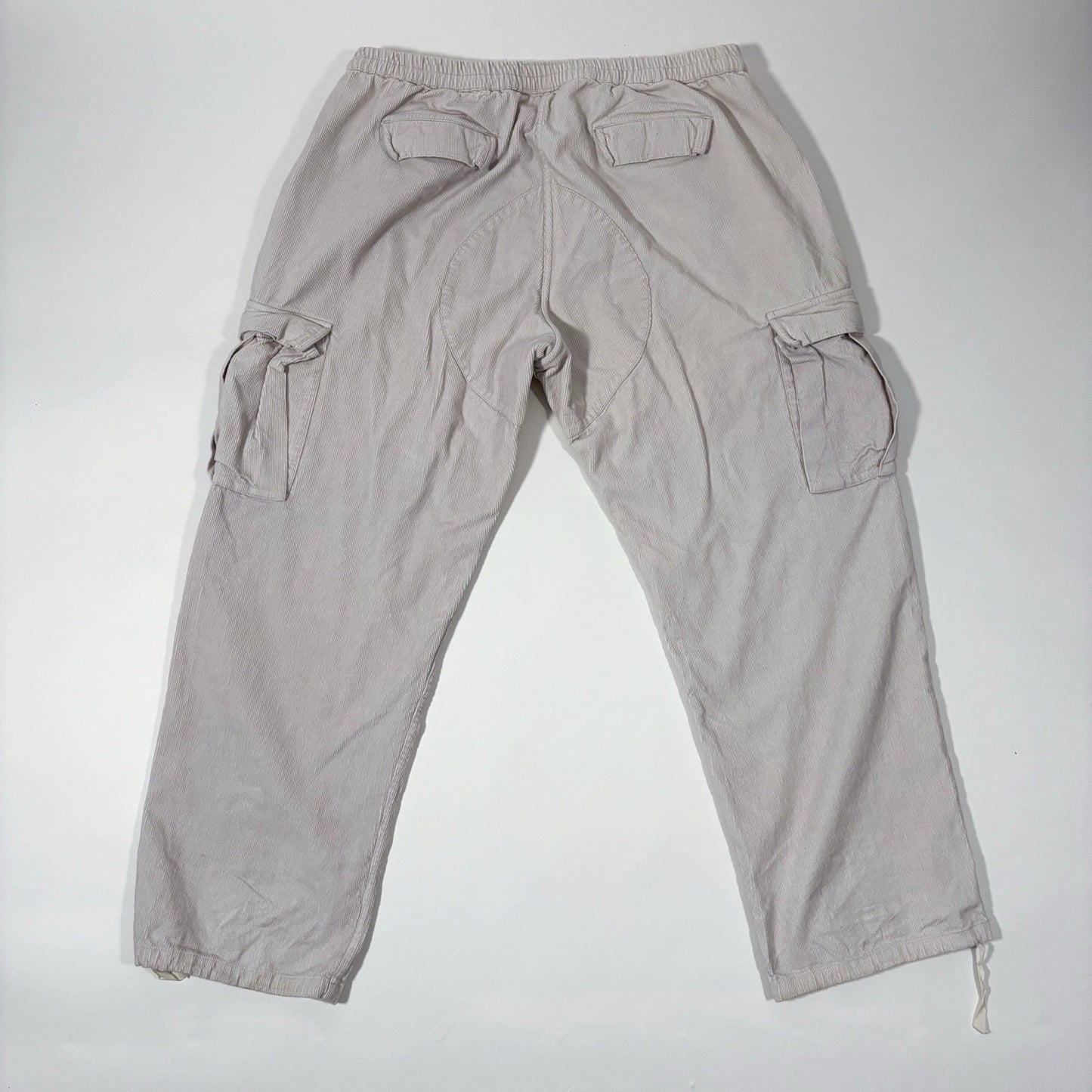 Eighteen East Gorecki Cargo Pants Corduroy Beige Cream - XXL