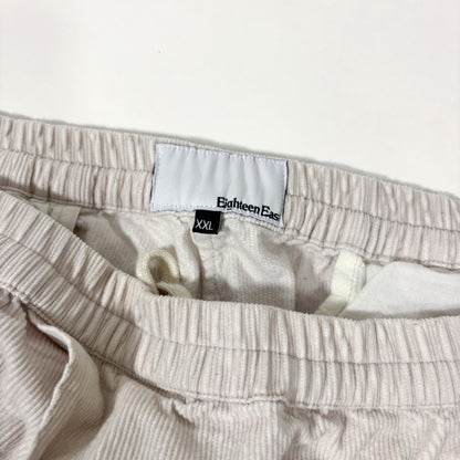 Eighteen East Gorecki Cargo Pants Corduroy Beige Cream - XXL