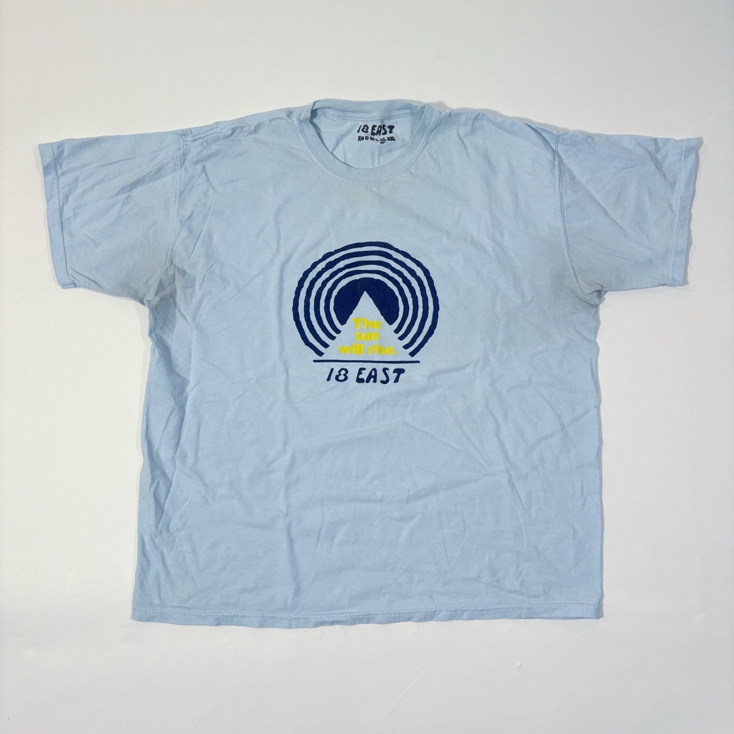 Eighteen 18 East Graphic T Shirt The Sun Will Rise *Imperfect - XL