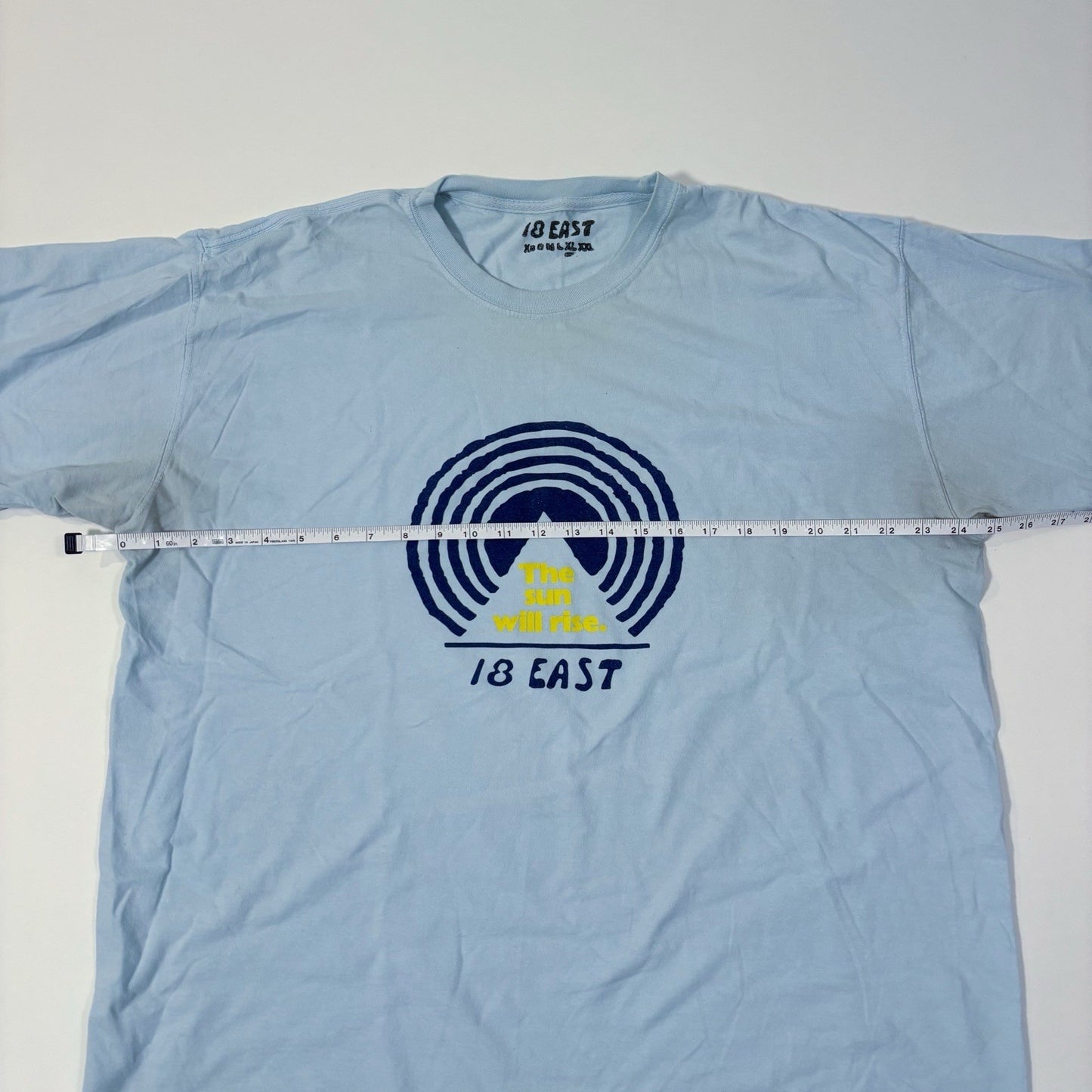 Eighteen 18 East Graphic T Shirt The Sun Will Rise *Imperfect - XL