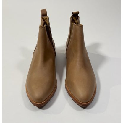 Nisolo Eva Everyday Chelsea Ankle Boot - Almond Brown Leather - 9
