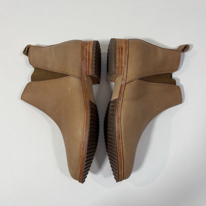 Nisolo Eva Everyday Chelsea Ankle Boot - Almond Brown Leather - 9