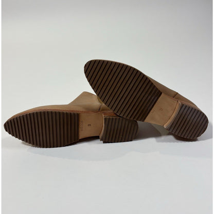 Nisolo Eva Everyday Chelsea Ankle Boot - Almond Brown Leather - 9
