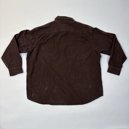 CE Schmidt Workwear Brown Long Sleeve Collared Button Down - 2XL