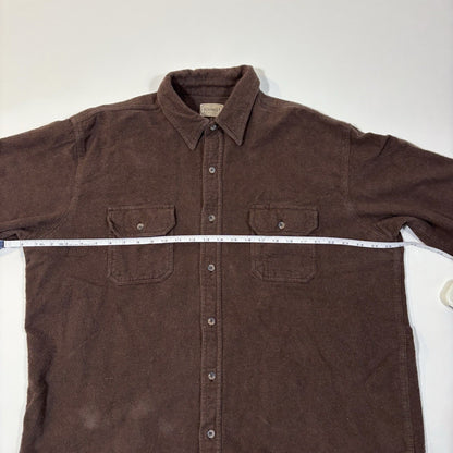 CE Schmidt Workwear Brown Long Sleeve Collared Button Down - 2XL
