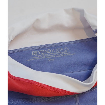 Beyond Yoga Spacedye Horizon Colorblock Periwinkle Leggings - S