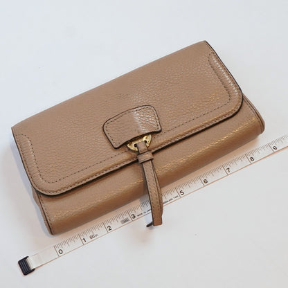 Annabel Ingall Colette Leather Clutch Wallet Beige 9x4