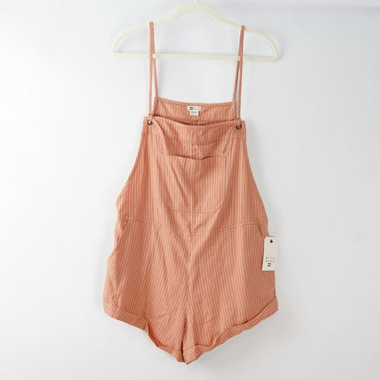 Billabong Wild Pursuit Romper Short Overalls - M