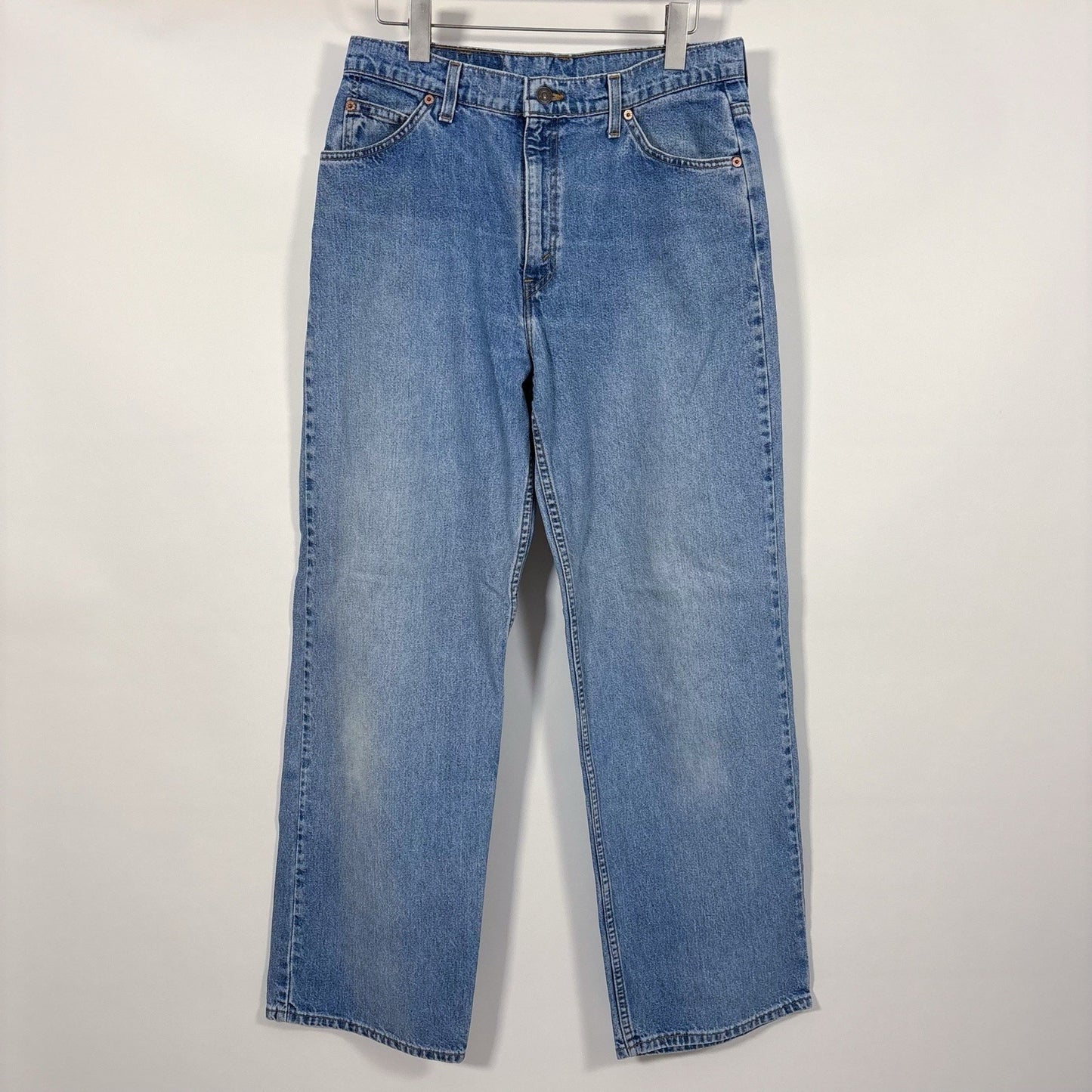 Vintage Levi's Wide Leg 965 Womens Medium Wash Jeans USA Made 31x31