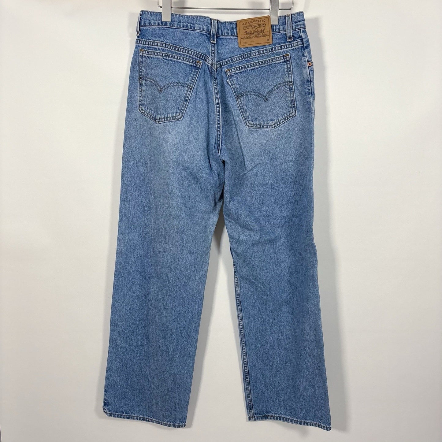 Vintage Levi's Wide Leg 965 Womens Medium Wash Jeans USA Made 31x31