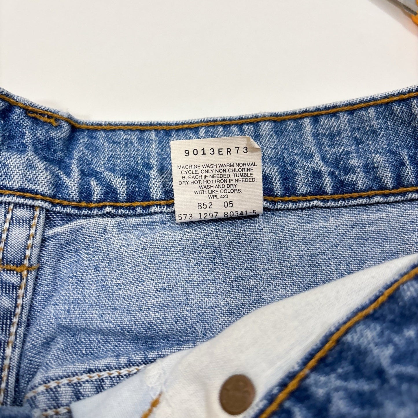 Vintage Levi's Wide Leg 965 Womens Medium Wash Jeans USA Made 31x31