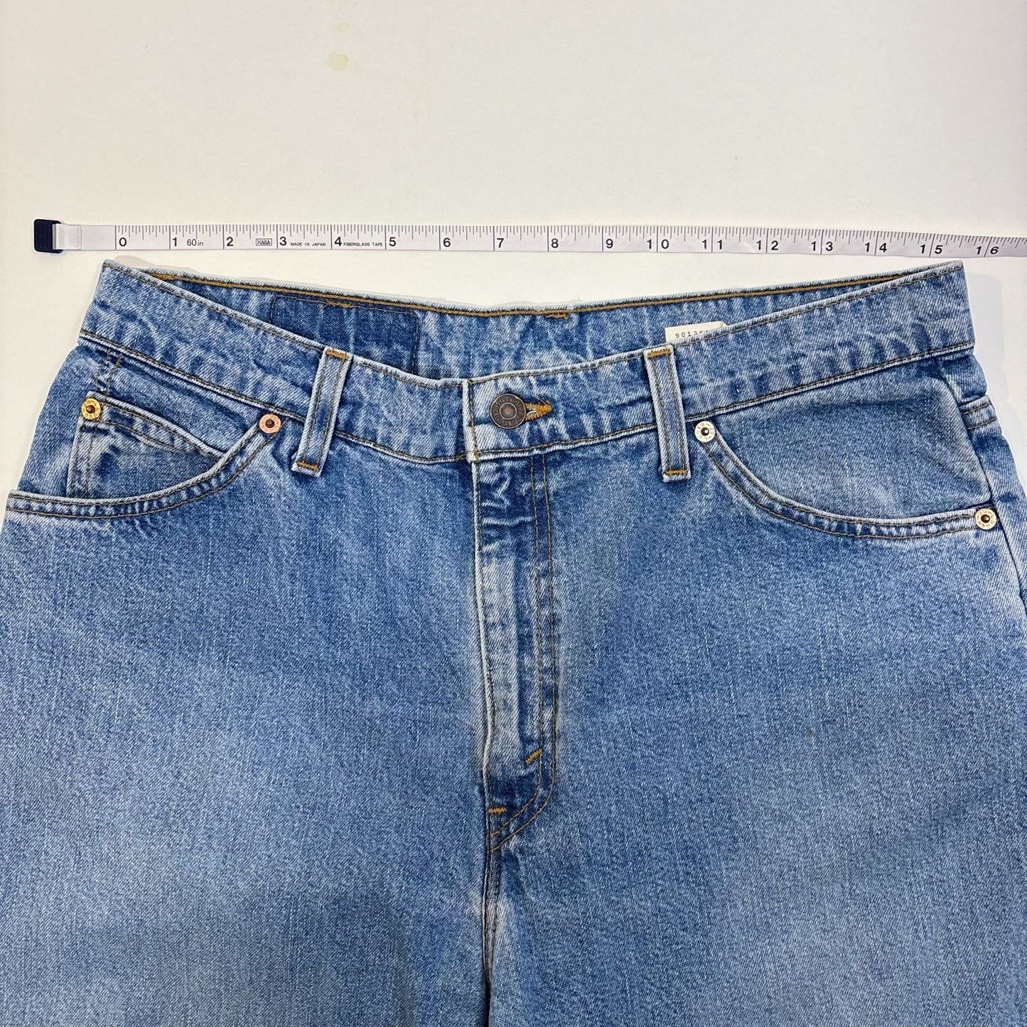 Vintage Levi's Wide Leg 965 Womens Medium Wash Jeans USA Made 31x31