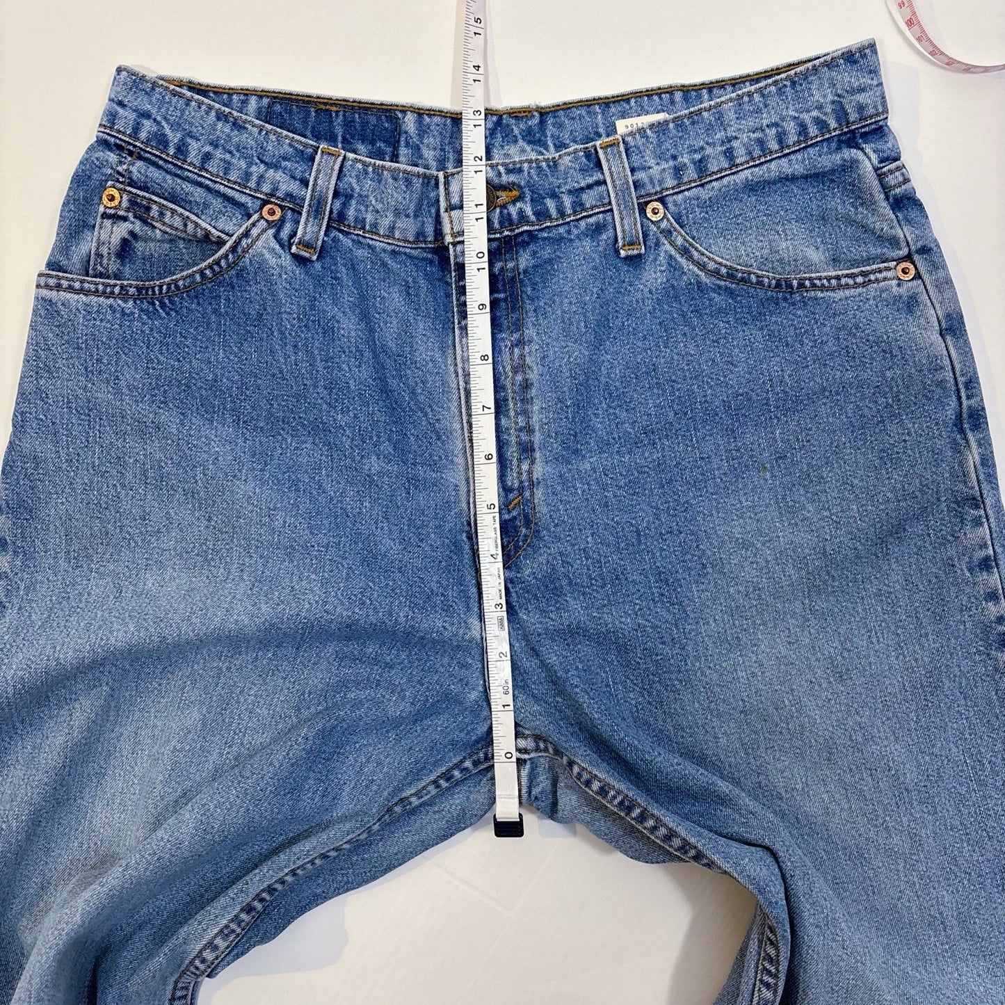 Vintage Levi's Wide Leg 965 Womens Medium Wash Jeans USA Made 31x31