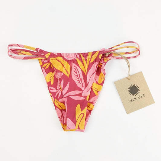 Aloe Aloe Tanga Bottom, Lychee Print - S