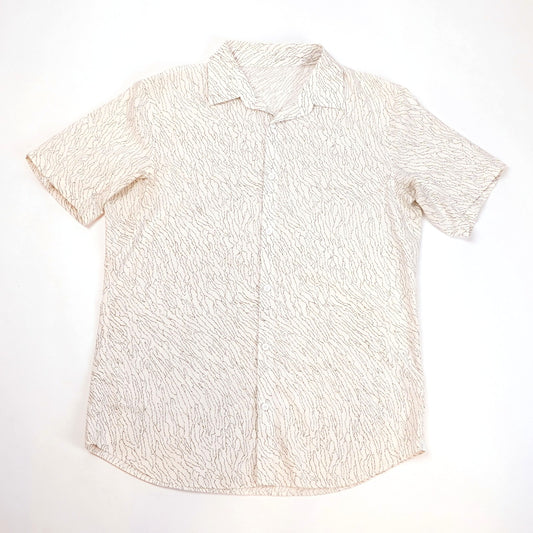 Lululemon Down to the Wire Short Sleeve Shirt Water Course - L