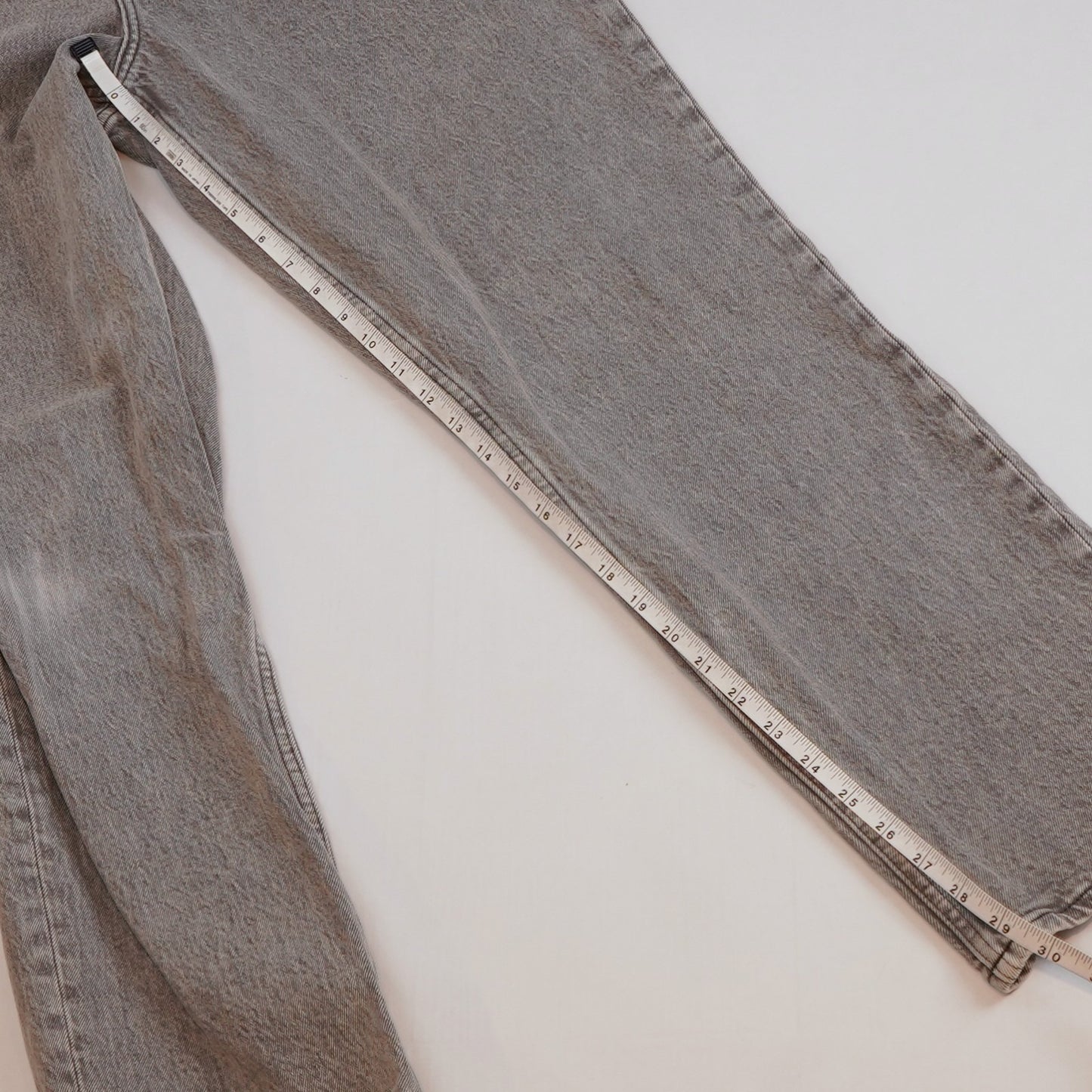 Abercrombie & Fitch 90's Straight Ultra High Rise Curve Love Jeans Gray - 29