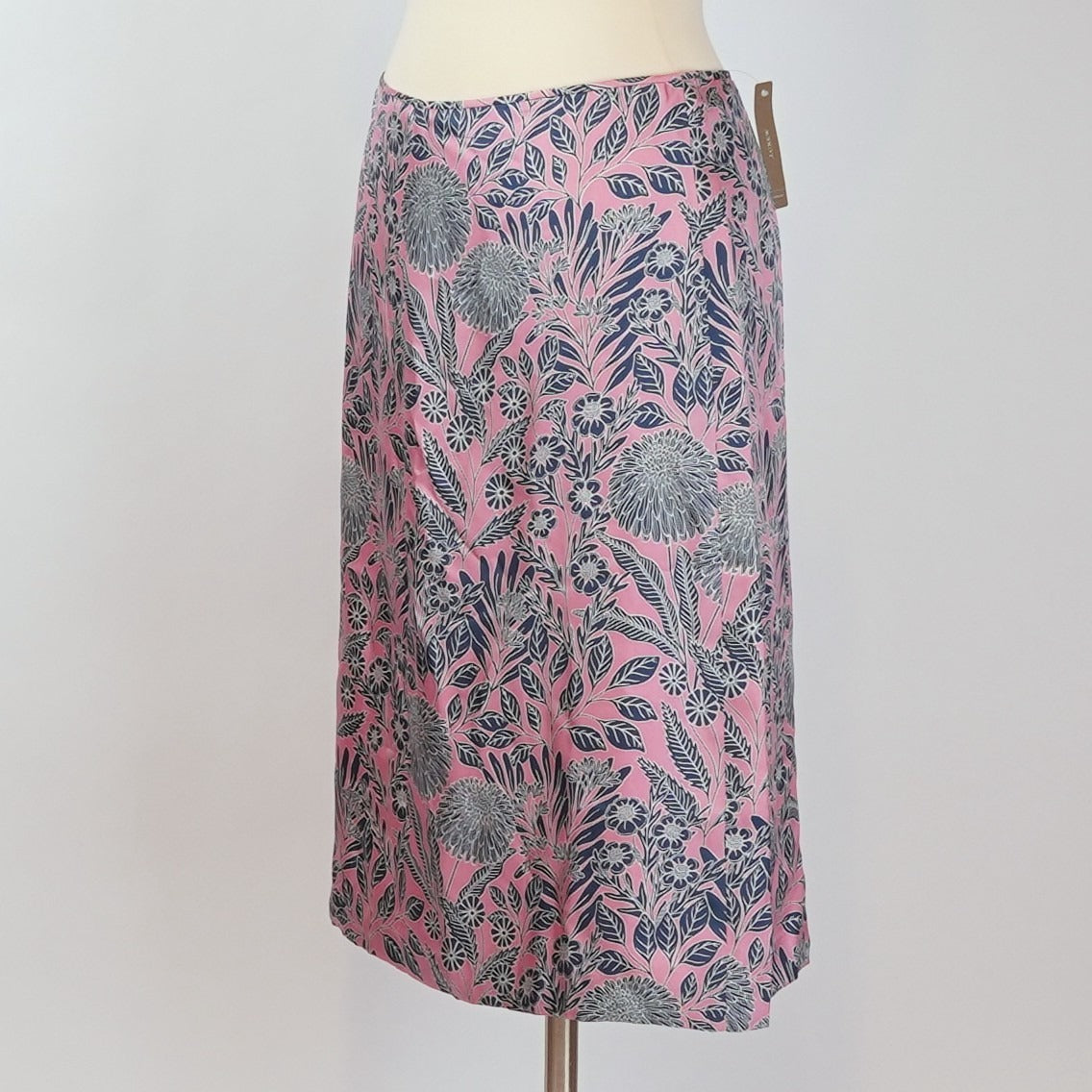 J Crew X Abigail Borg Silk Slip Skirt Prairie Rose - 6