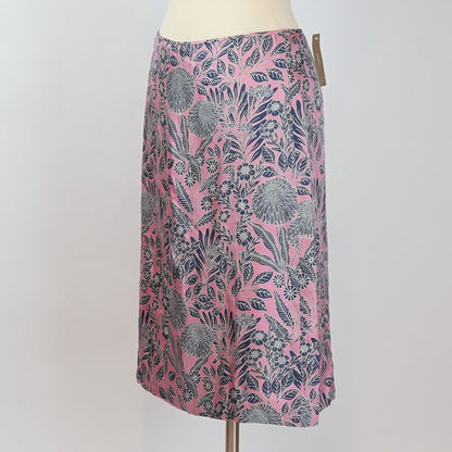 J Crew X Abigail Borg Silk Slip Skirt Prairie Rose - 6