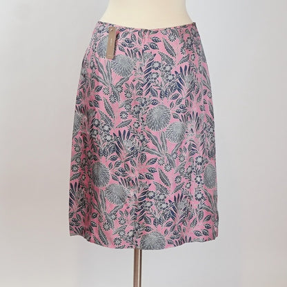 J Crew X Abigail Borg Silk Slip Skirt Prairie Rose - 6