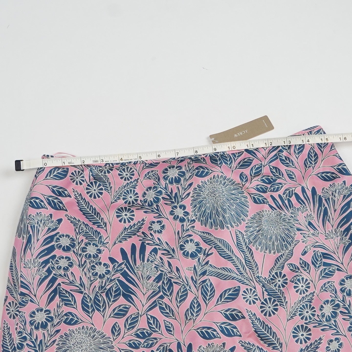 J Crew X Abigail Borg Silk Slip Skirt Prairie Rose - 6