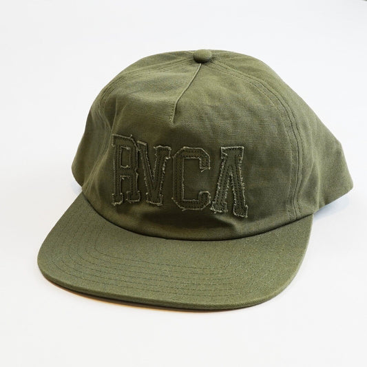 RVCA Applicade Snapback Hat Jade Green