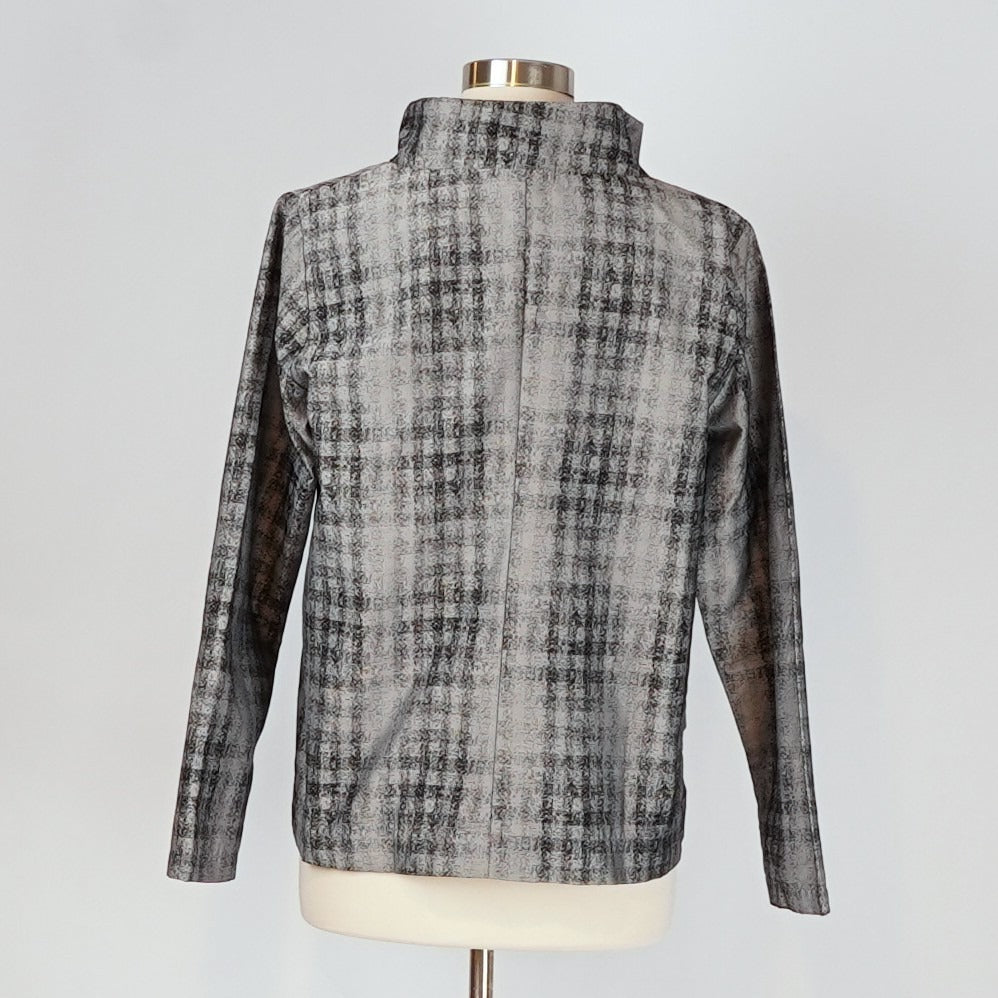 Sun Kim Paris Windbreaker Jacket Asymmetrical Lagenlook - M