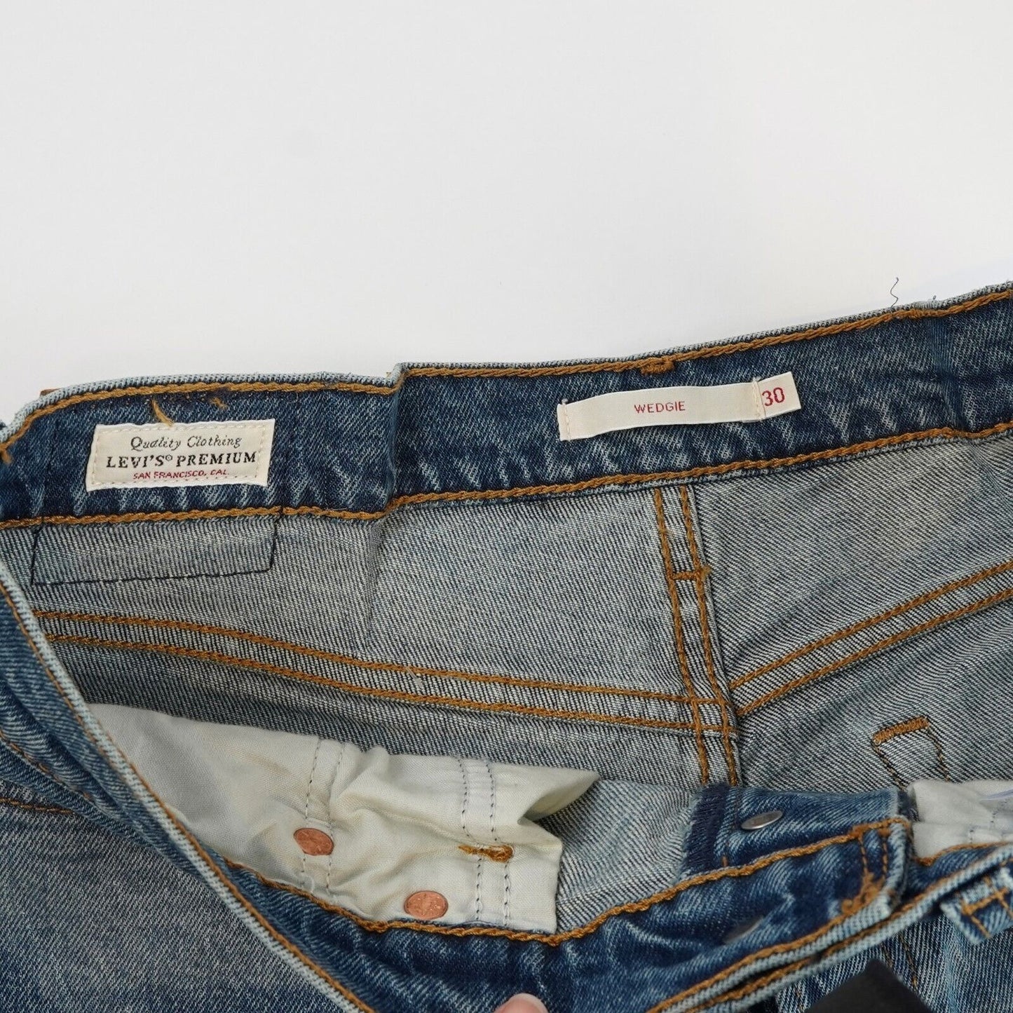 Levi's Wedgie Mid Length Cutoff Shorts  - 30