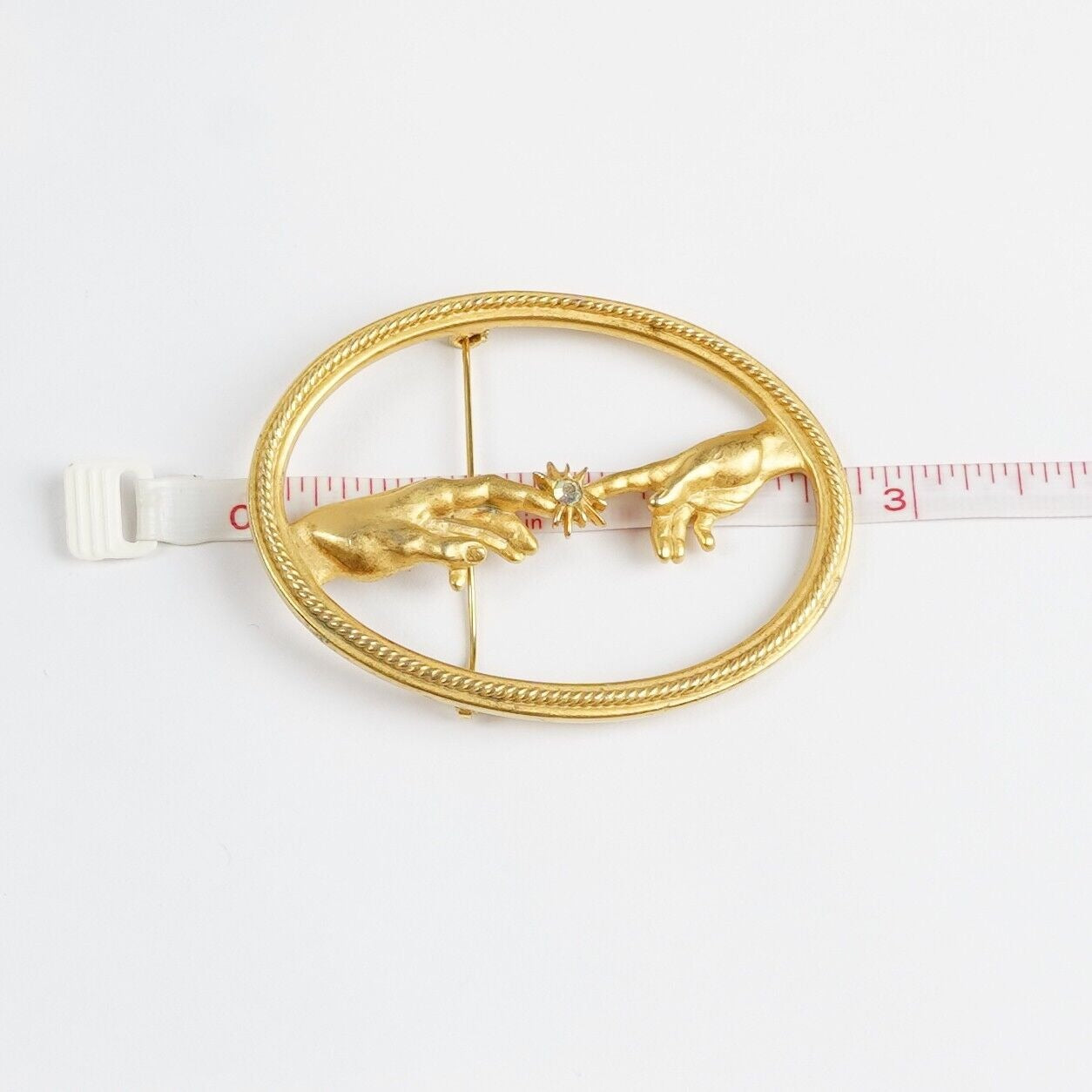 JJ Jonette Large Brooch Vintage 1980's
