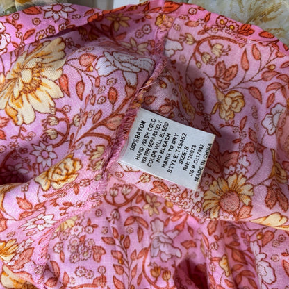 Entro Bright Floral Mixed Print Embroidered Blouse - S