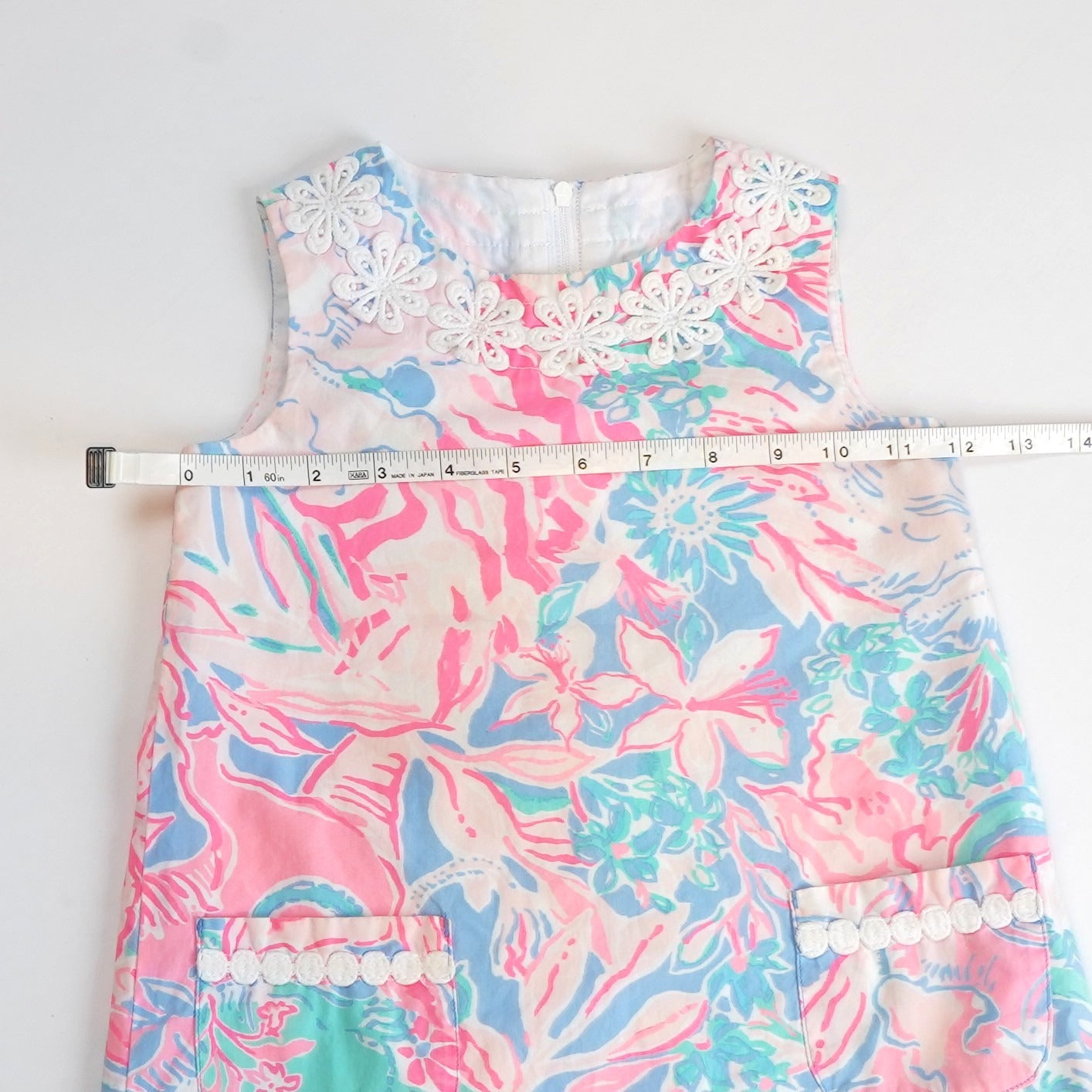 Lilly Pulitzer Classic Shift Dress Blue Peri Viva La Lilly - Toddler Girl Size 3