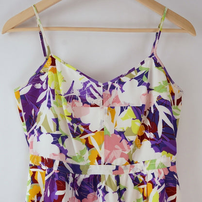 J Crew Seaside Cami Floral Print Dress - 2 - EUC