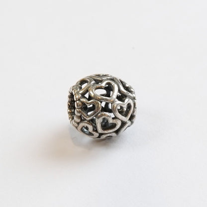 Pandora Sterling Silver Open Your Heart Ball Bead Charm 790964