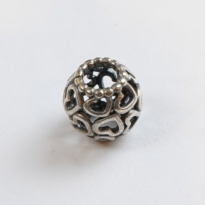 Pandora Sterling Silver Open Your Heart Ball Bead Charm 790964